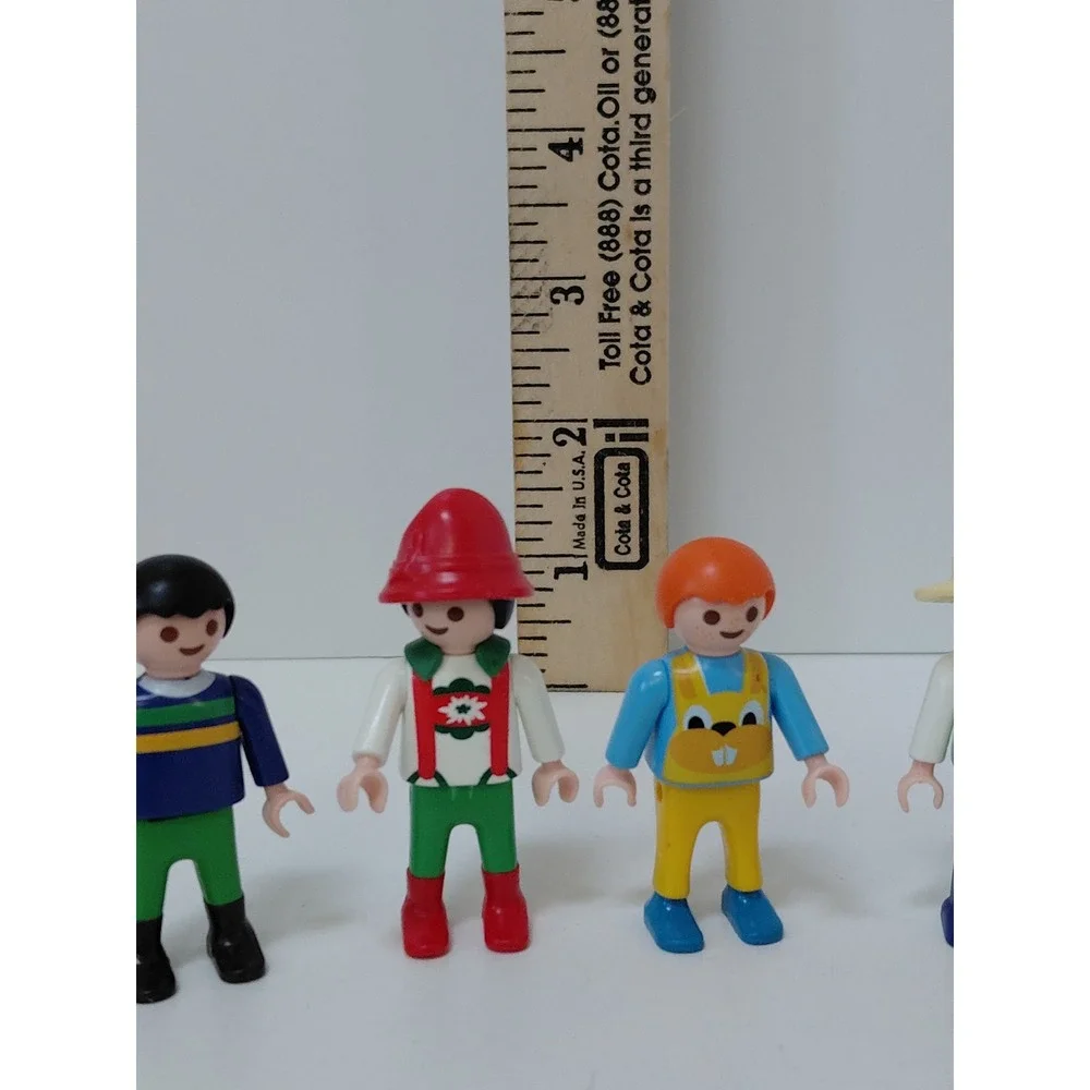 Playmobil Child Figures Lot of 7 Vintage 1990s Kids People Assorted Outfits